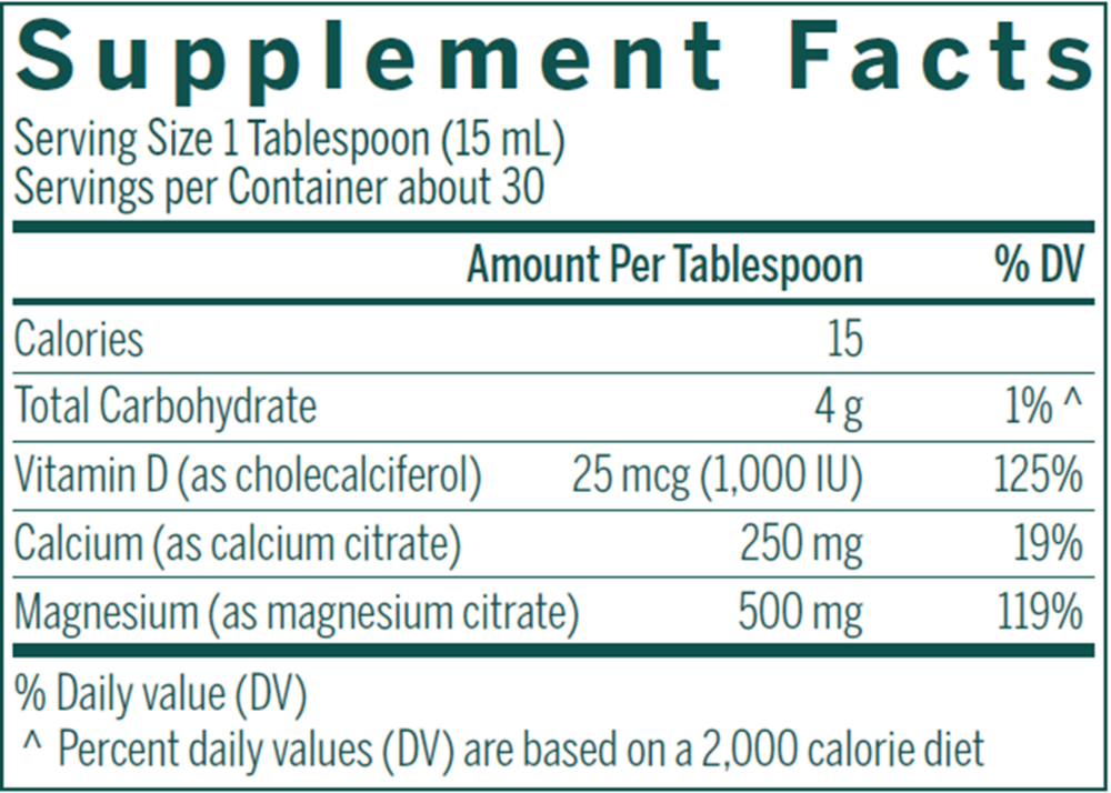Cal Mag Vanilla Liquid