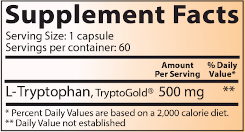 L-Tryptophan 500mg
