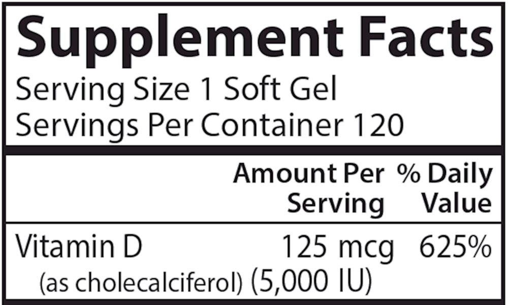 Vitamin D3 5000IU