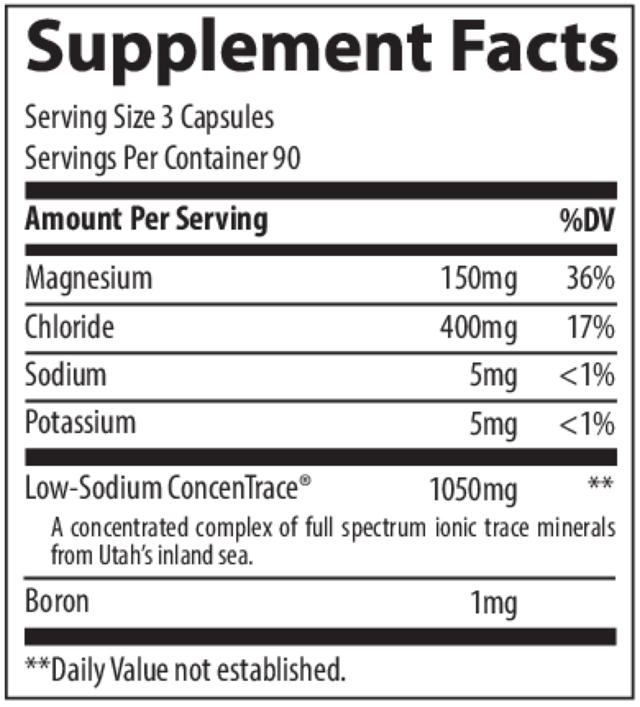 ConcenTrace Trace Mineral Capsules