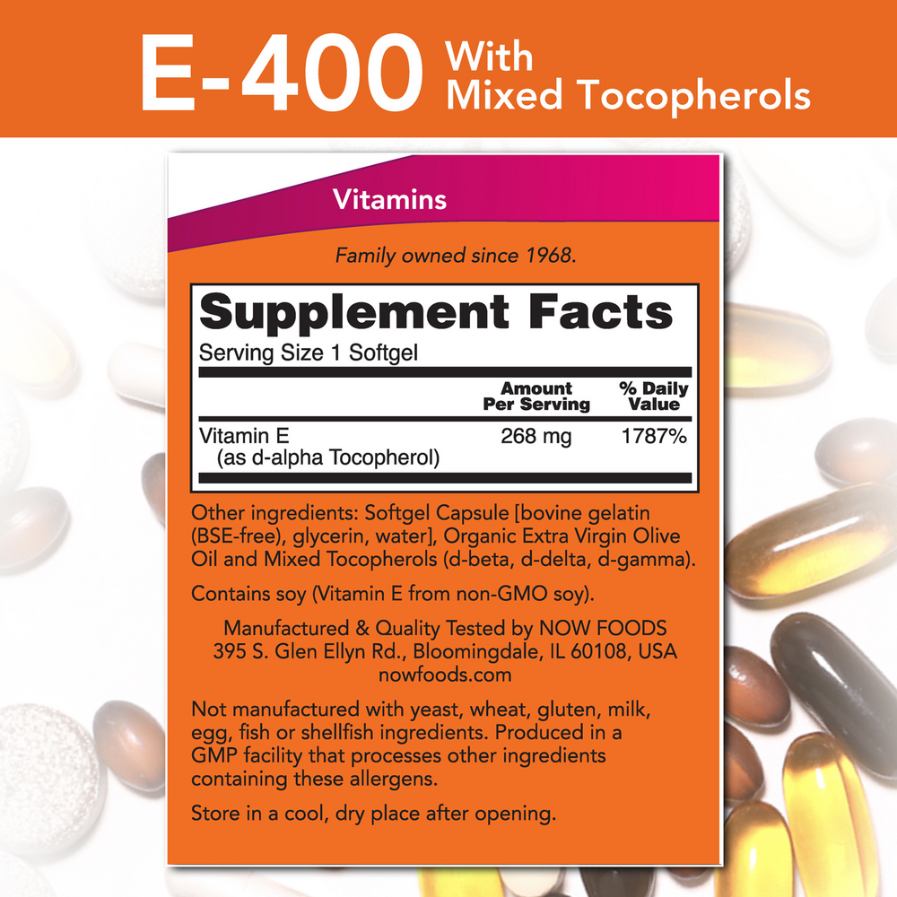 E-400 (Mixed Tocopherols)