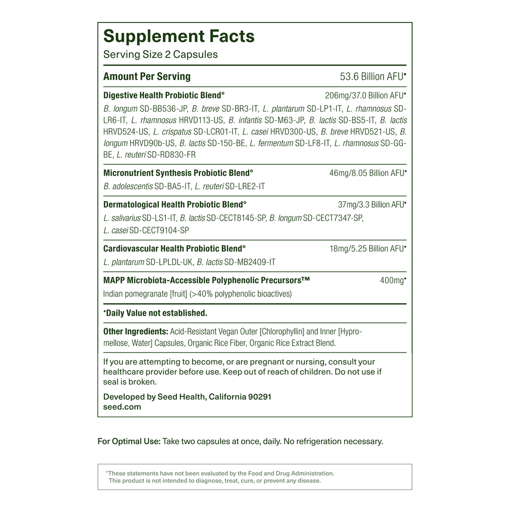 Seed DS-01® Daily Synbiotic