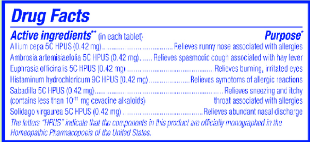 AllergyCalm Kids Tabs