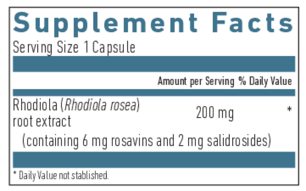 Rhodiola Rosea Formula