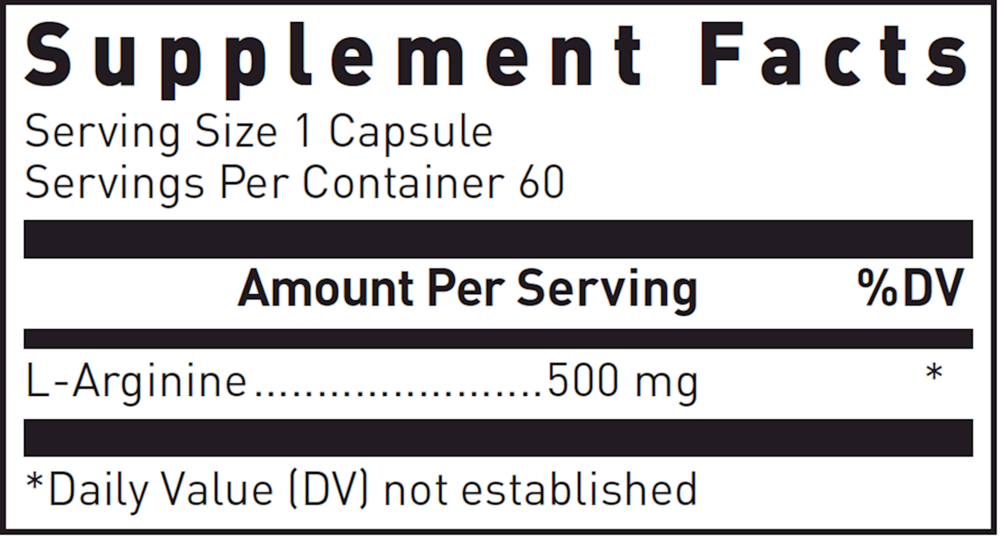 L-Arginine 500mg