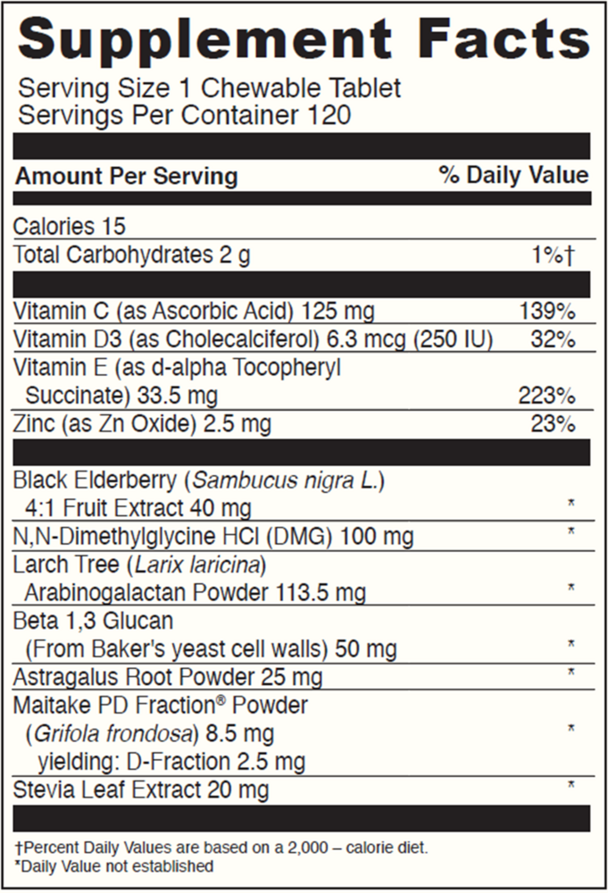 Immuno-DMG w/Elderberry and Vit D3