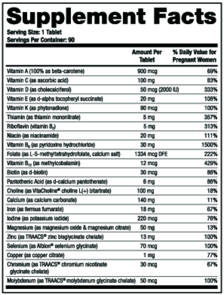 TheraNatal® Core Preconception Vitamins (90 day supply)