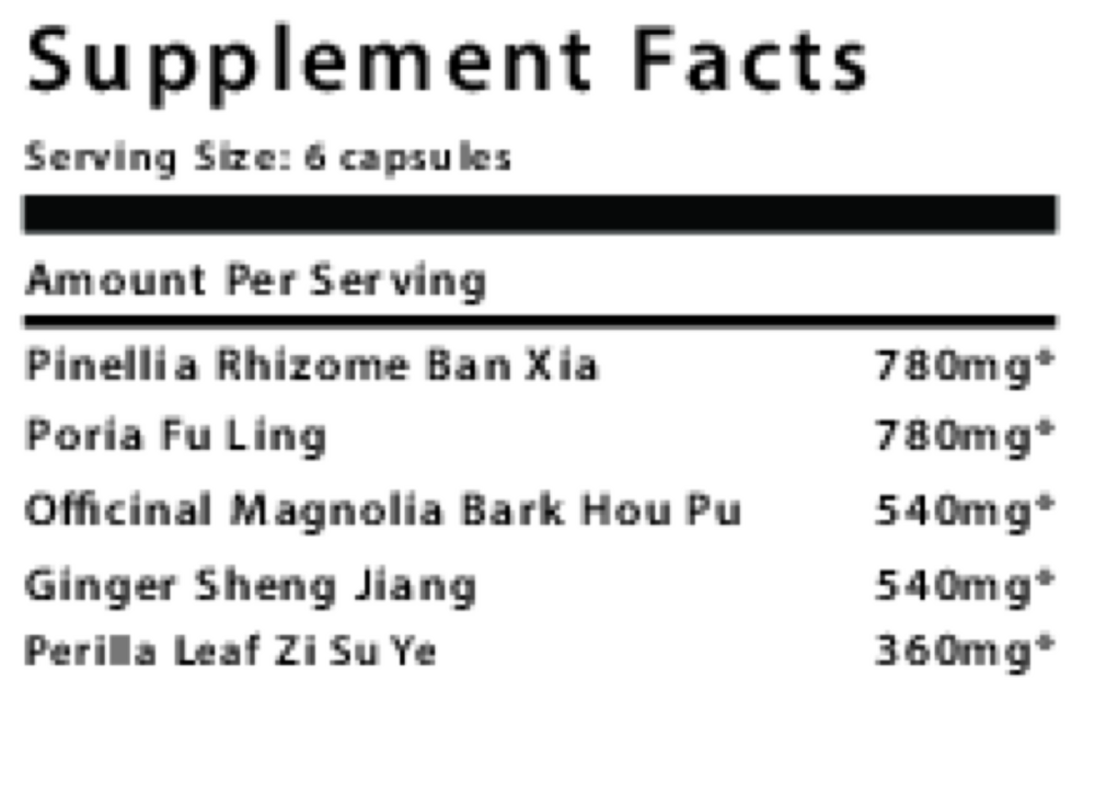 Ban Xia Hou Pu Tang Capsules - Pinellia