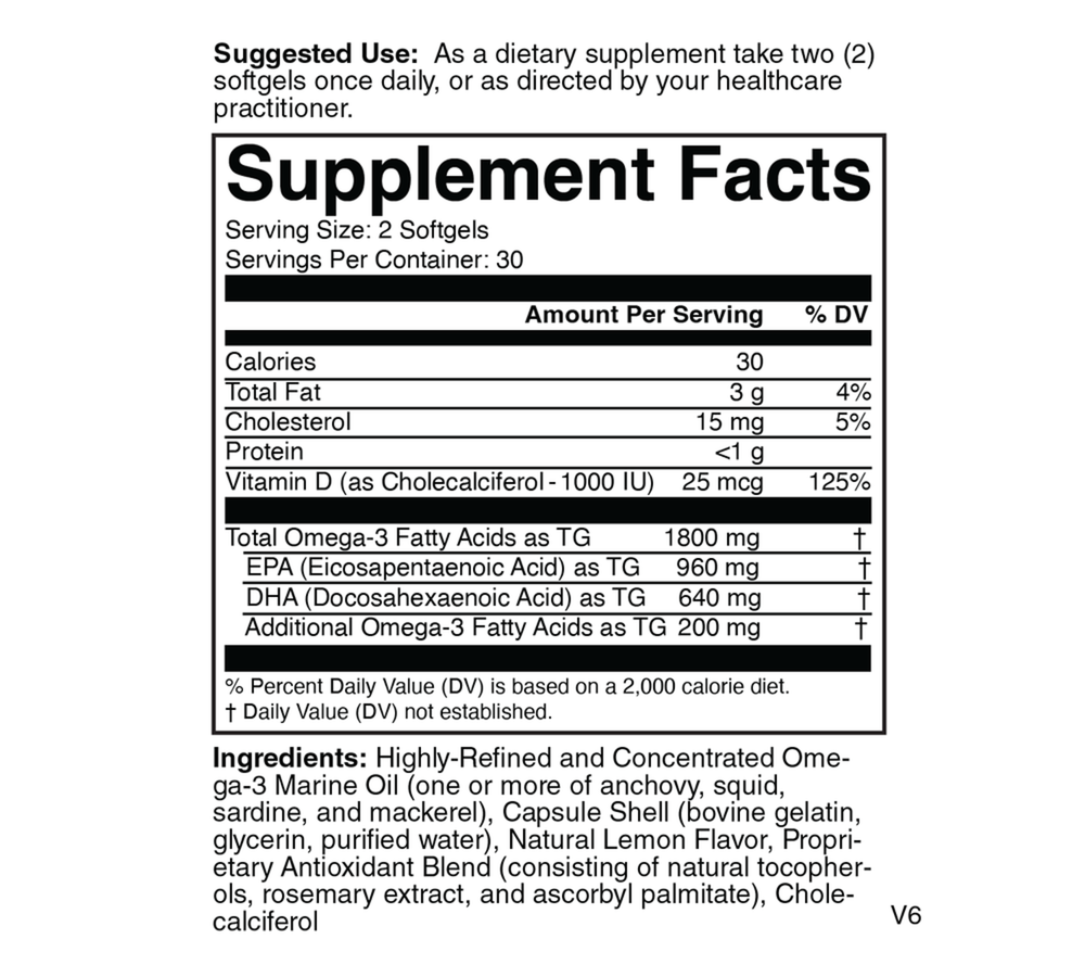 Omega 3 (California Only)