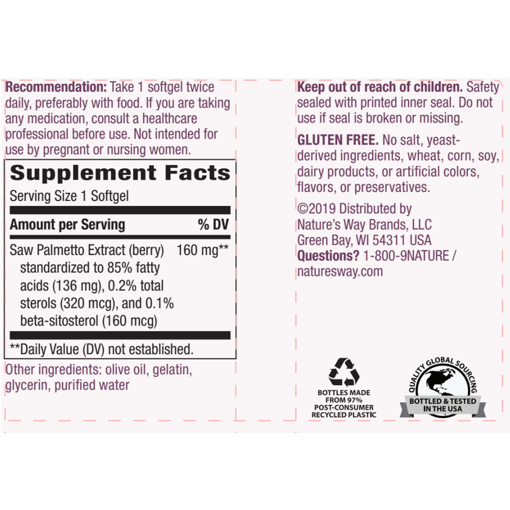 Saw Palmetto Standardized