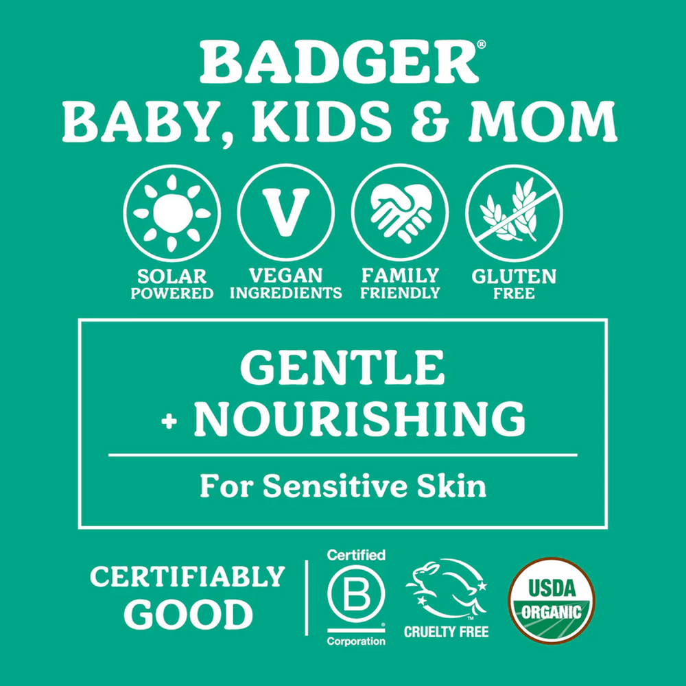 Calming Baby Oil Glass Bottle