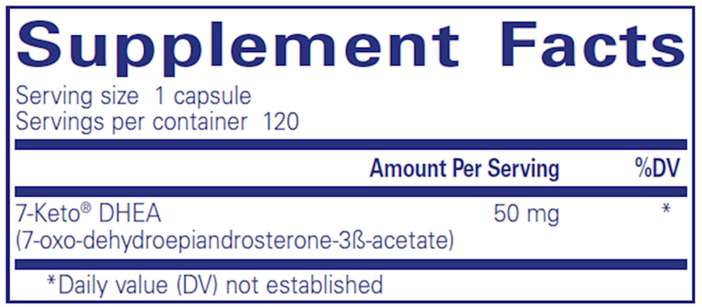 7-Keto DHEA 50mg