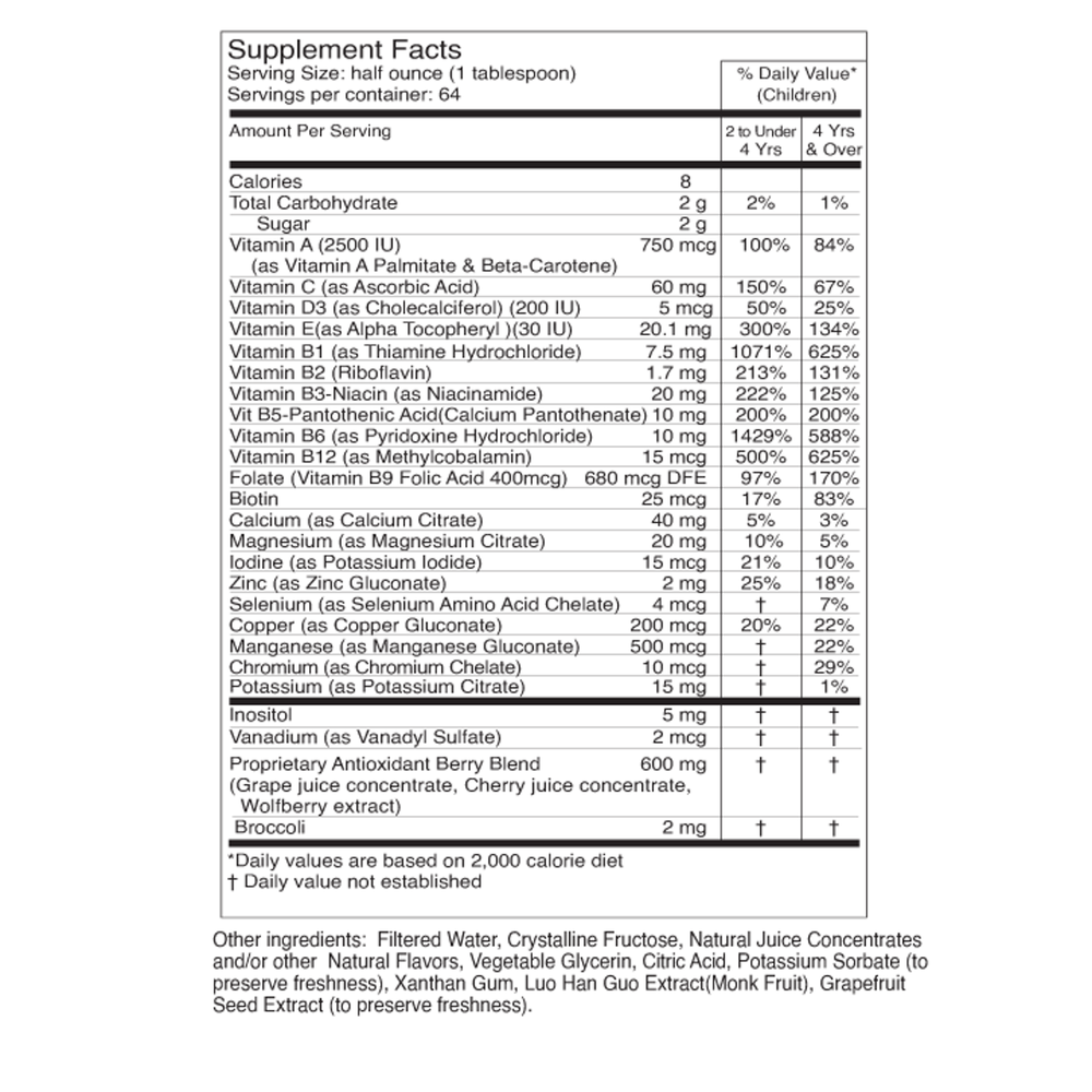 Liquid Children's Super Multivitamins & Minerals