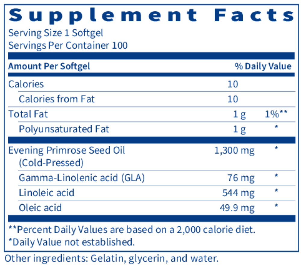 Evening Primrose Oil
