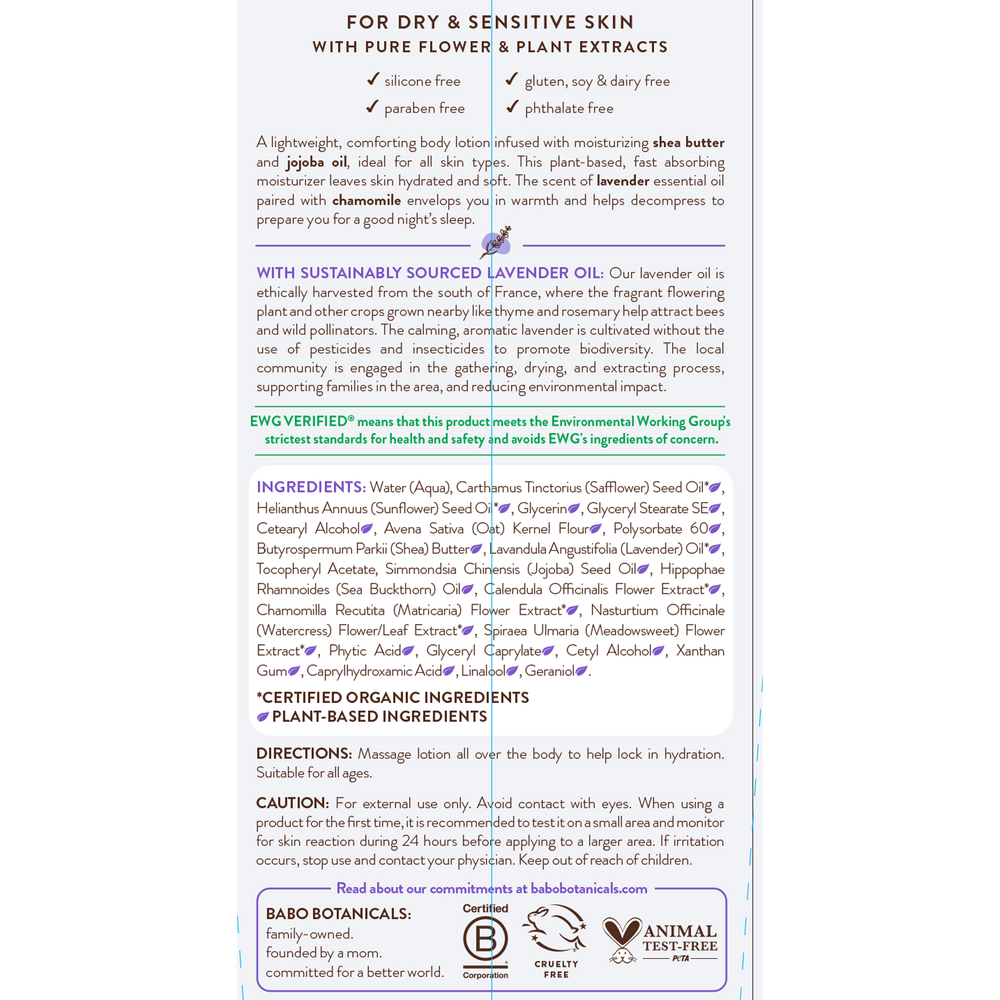 Calming Lavender Body Lotion