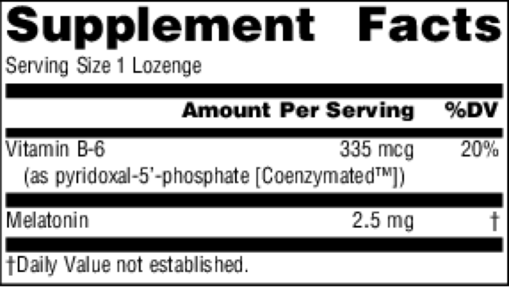 Melatonin 2.5mg - Peppermint