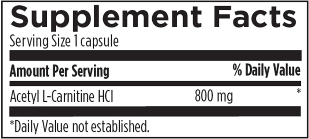Acetyl L-Carnitine 800mg