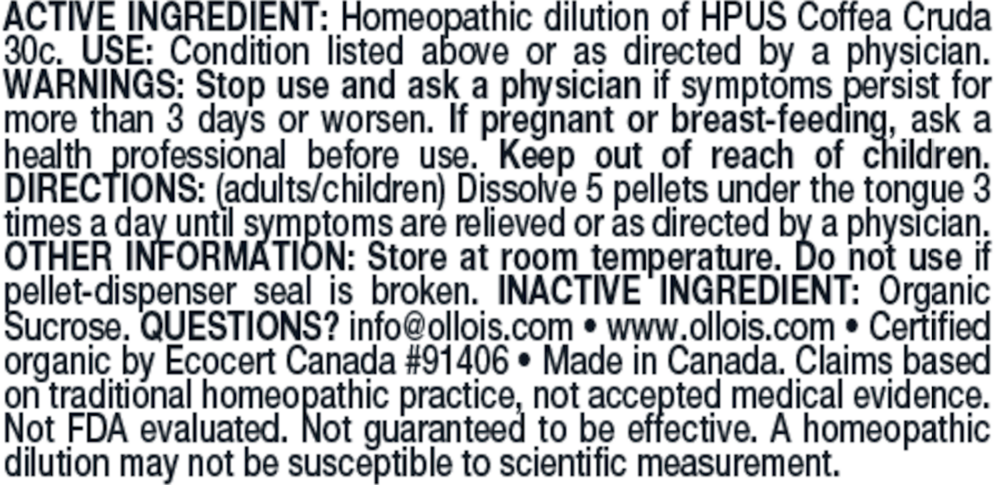 Olloïs Coffea Cruda 30c Pellets, 80ct -