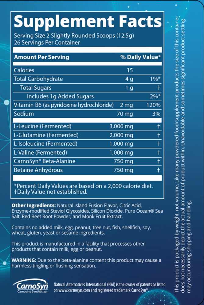 BCAA+G Reload - Island Fusion