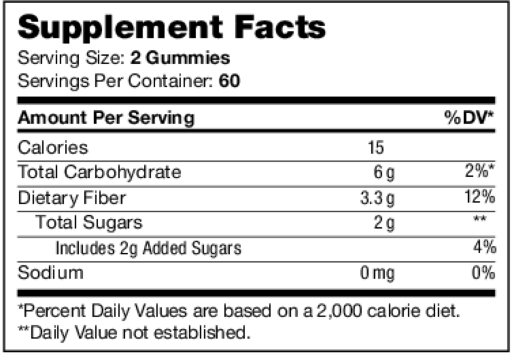 Fiber Gummies (120)