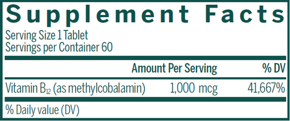 Active Chewable B12/Methylcobalamin