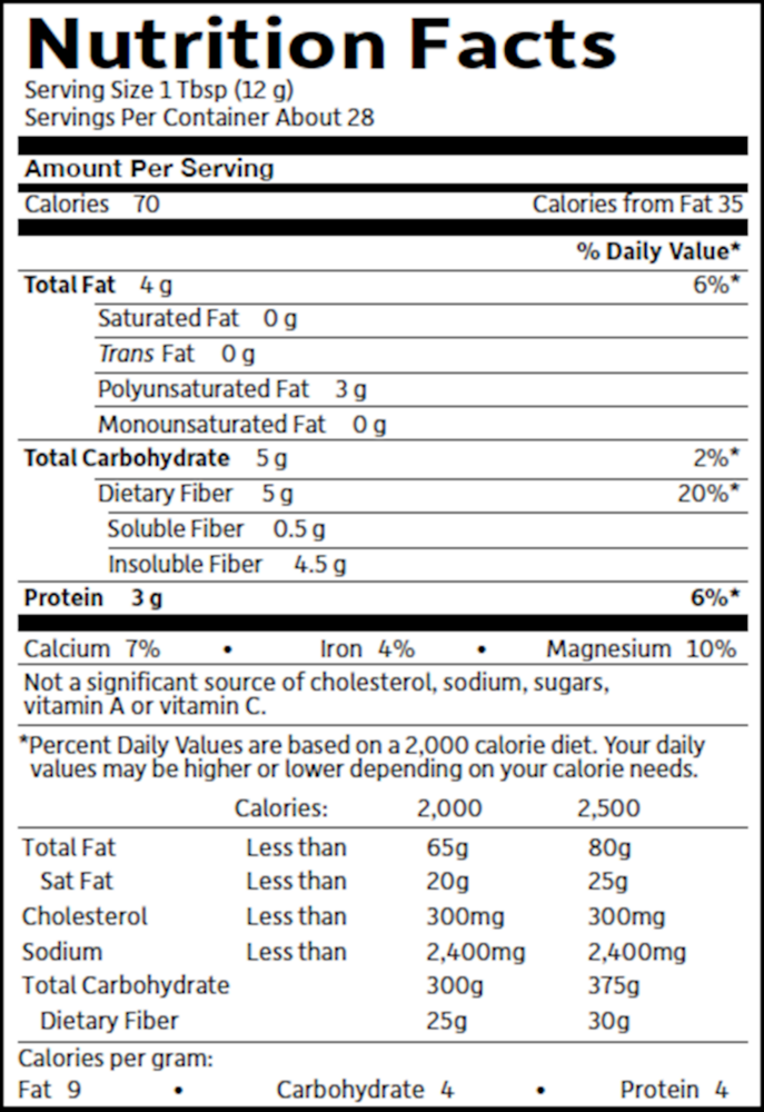 Raw Organics Chia Seed