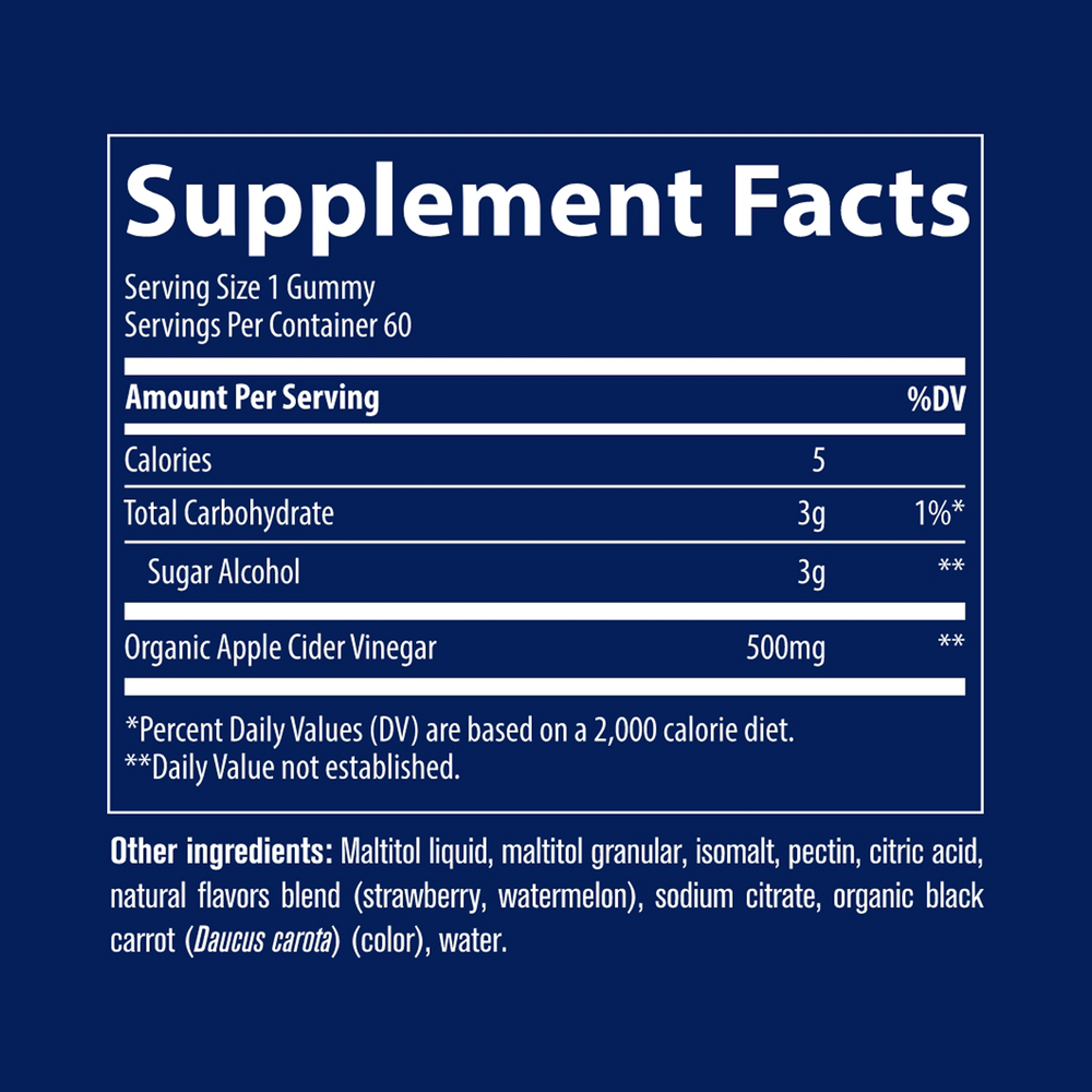Apple Cider Vinegar Gummies - Strawberry Melon