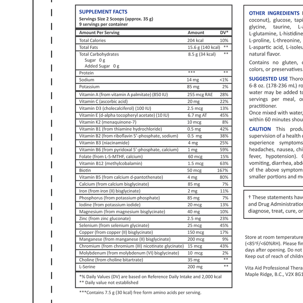 Keto-Elemental Nutrition - Chocolate