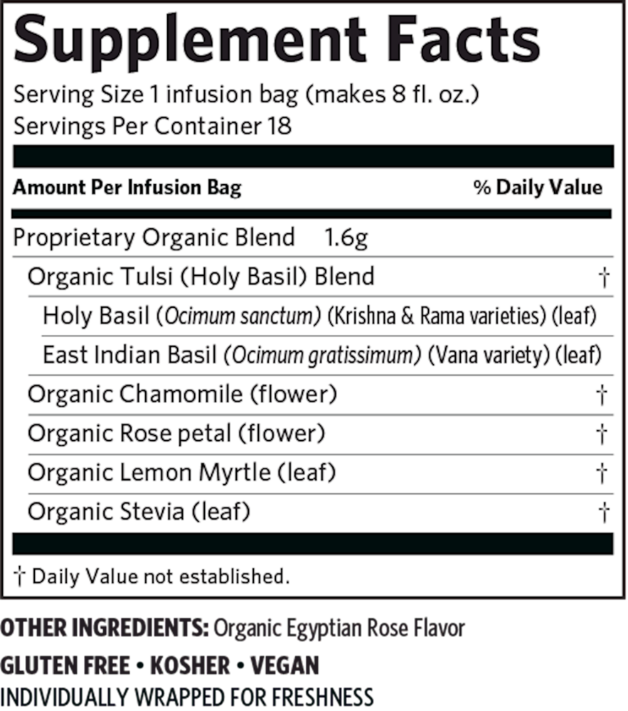 Tulsi Tea Sweet Rose