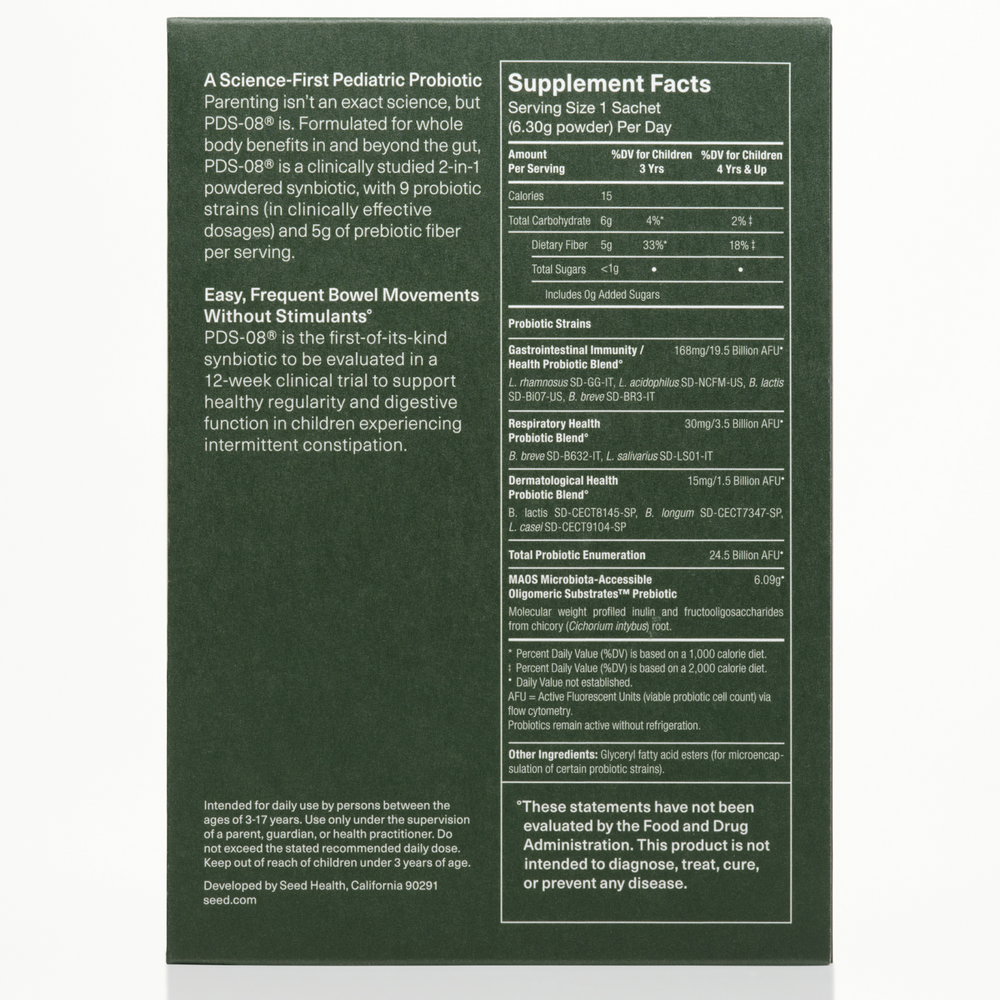 PDS–08® Pediatric Daily Synbiotic