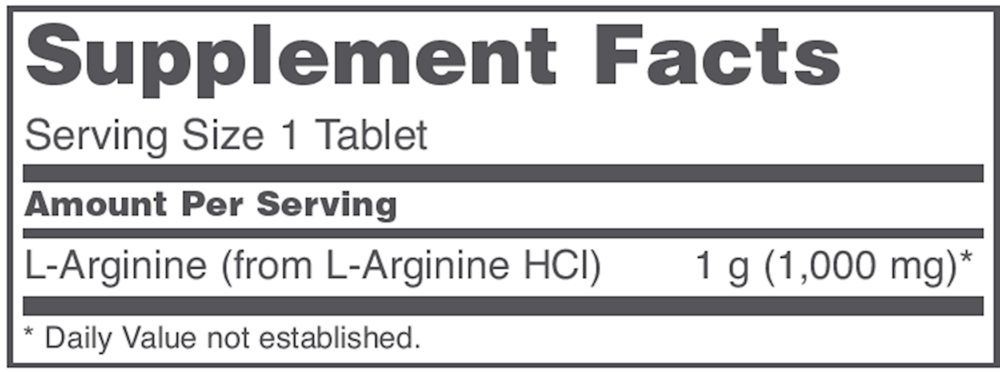 Arginine 1000mg