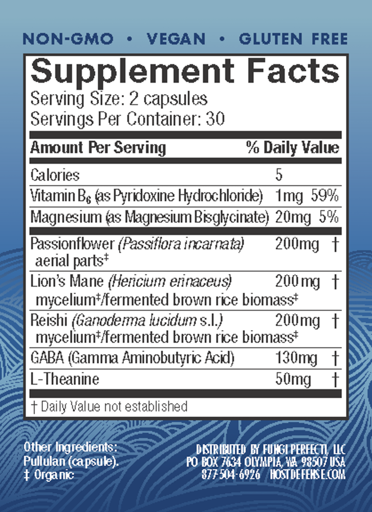 Host Defense Mushrooms MycoBenefits Sleep Capsules