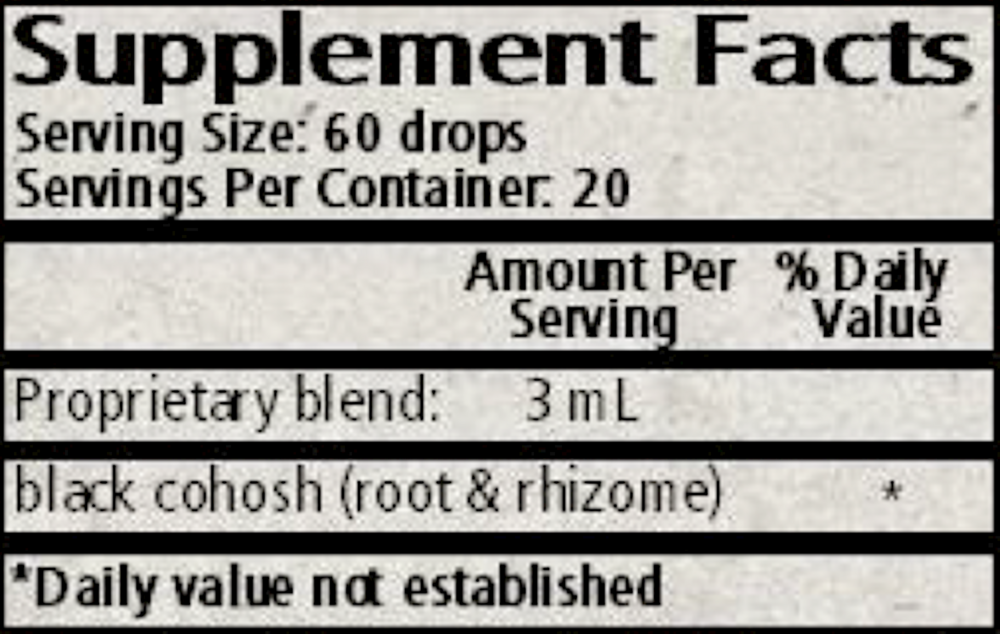 Cimicifuga racemosa - black cohosh