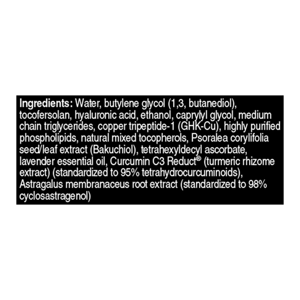 Copper GHK+ Facial Serum with Cycloastragenol