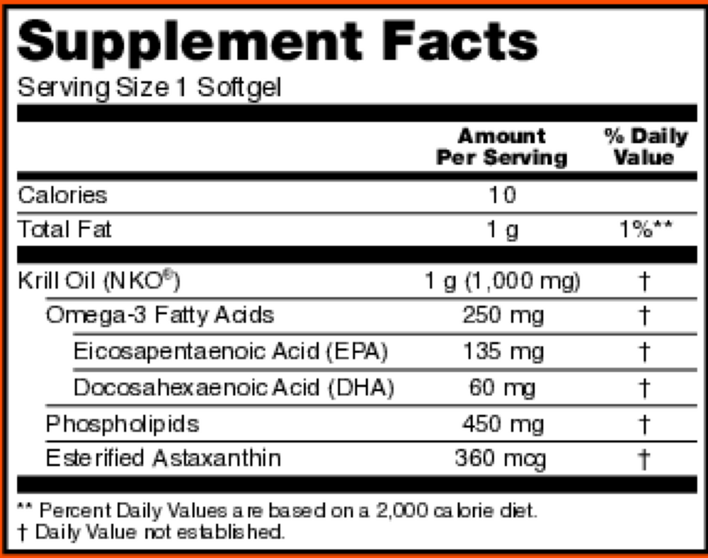 Krill 1000 1000mg - Double Strength 60sg