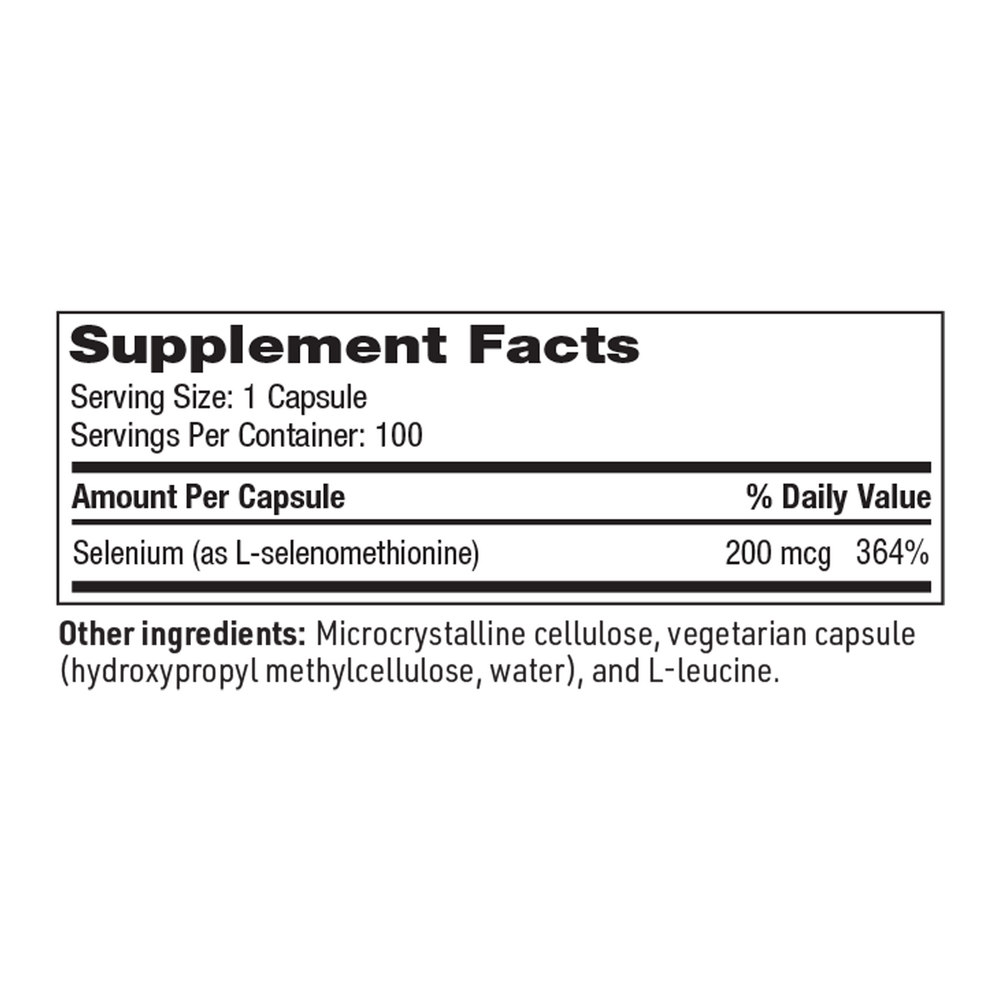 Seleno Met (Selenium) 200mcg