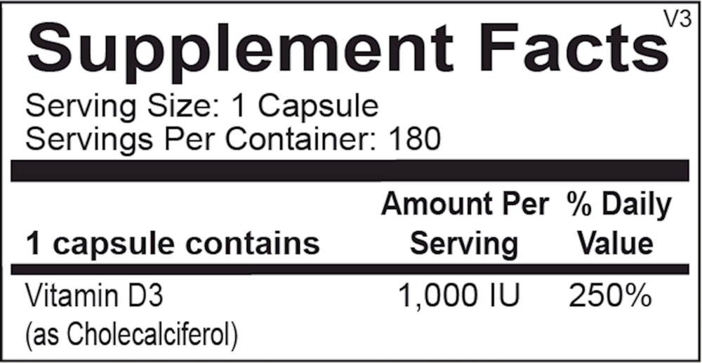 Vitamin D 1,000 IU