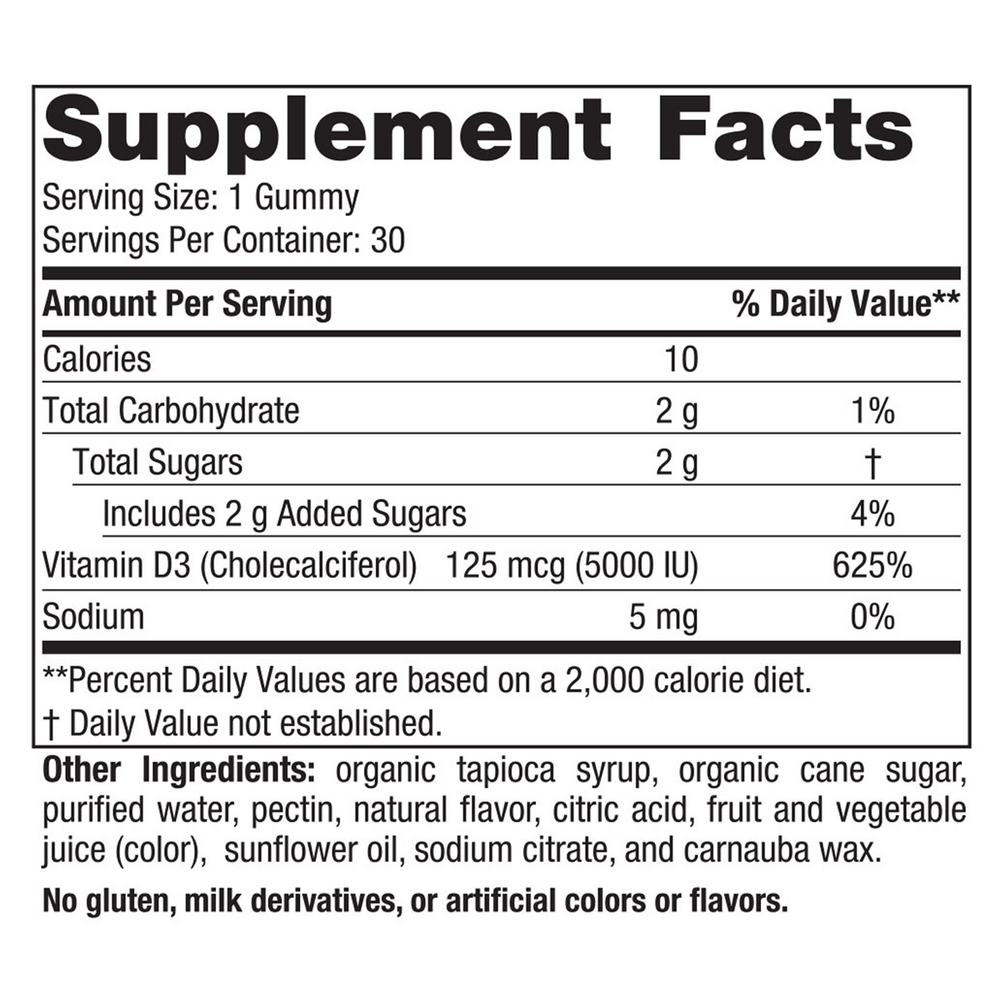Vitamin D3 5000 Gummies