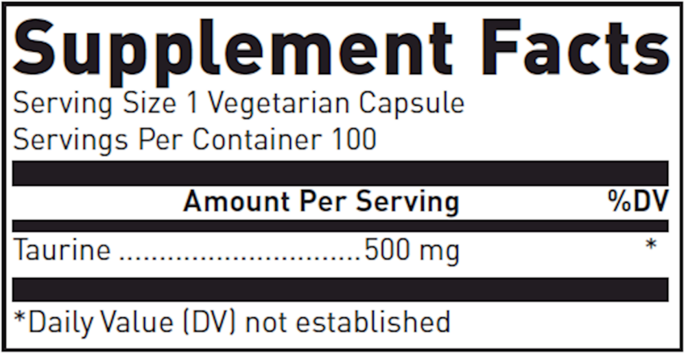 Taurine 500mg