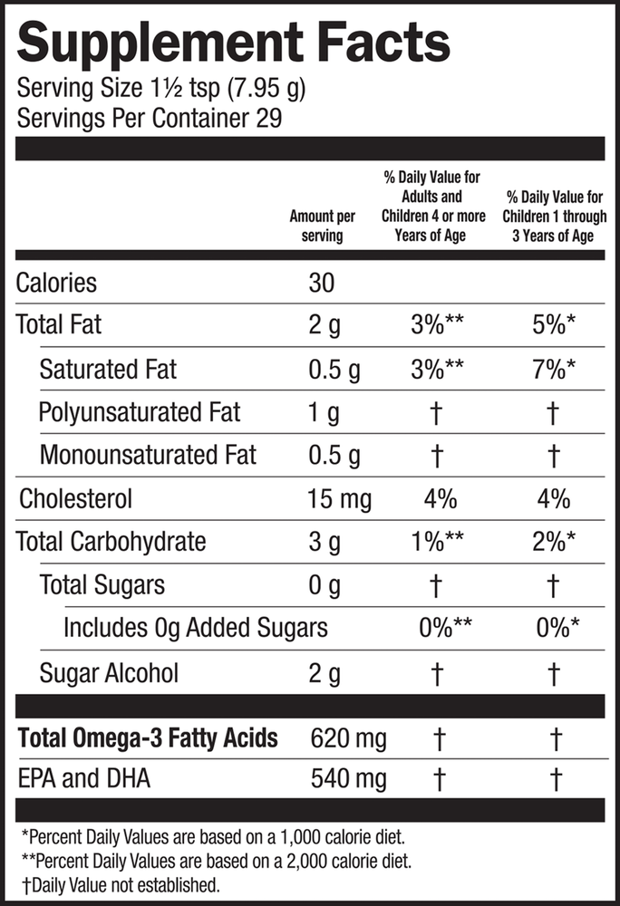 Seriously Delicious Omega Pals Chirpin' Slurpin' Lemonade Fish Oil