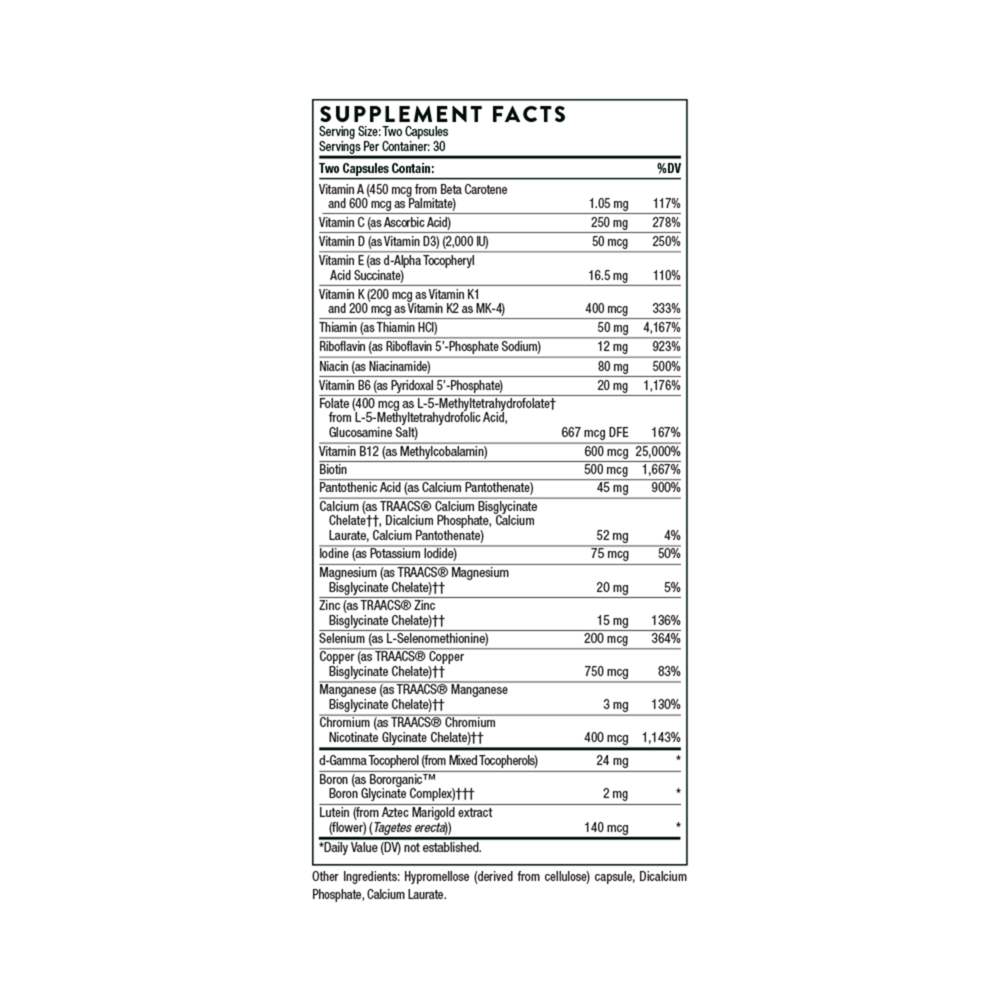Basic Nutrients 2/Day - NSF Certified