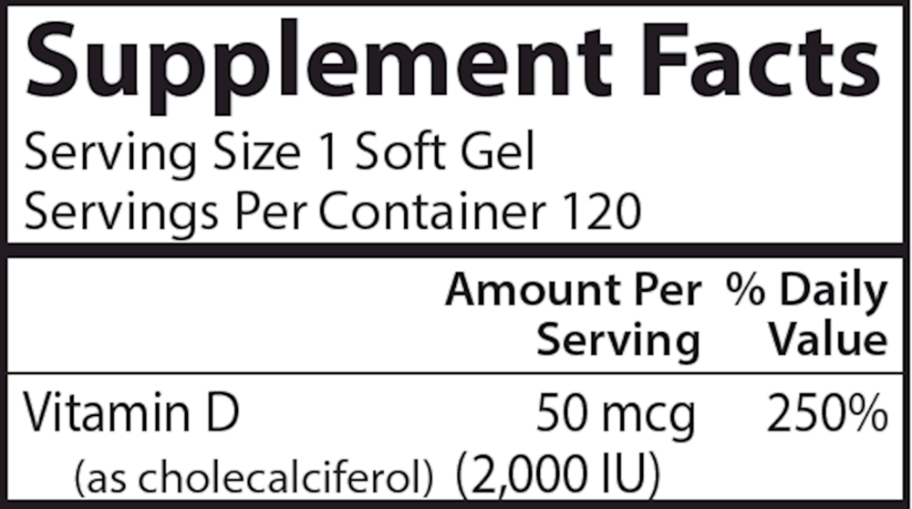 Vitamin D 2000IU