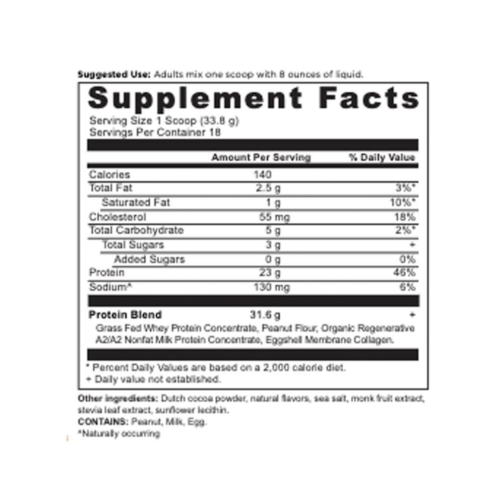 Whey Protein - Powder - Chocolate Peanut Butter - 18srv