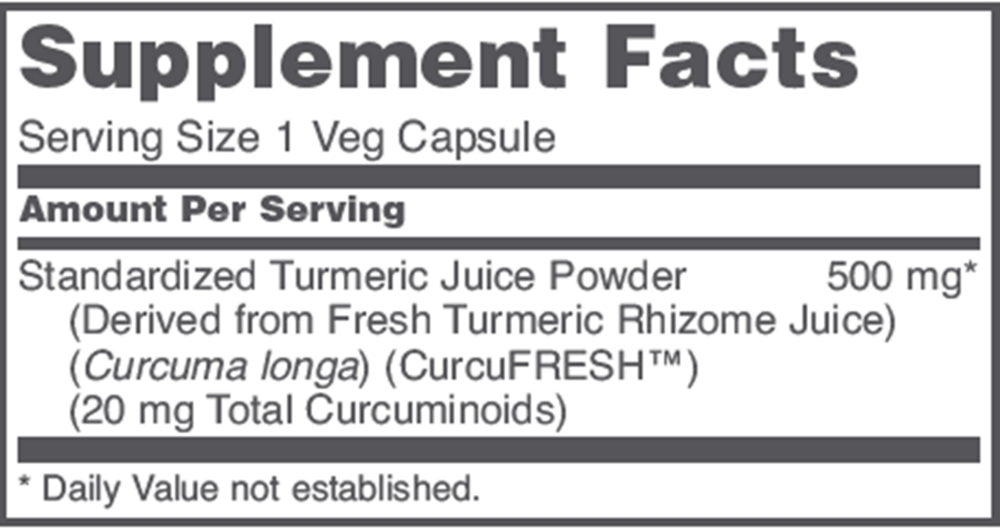 CurcuFRESH 500mg