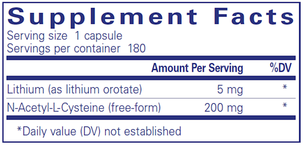 Lithium (Orotate) 5mg