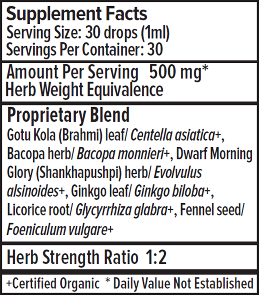 Focus Liquid Extract, Organic