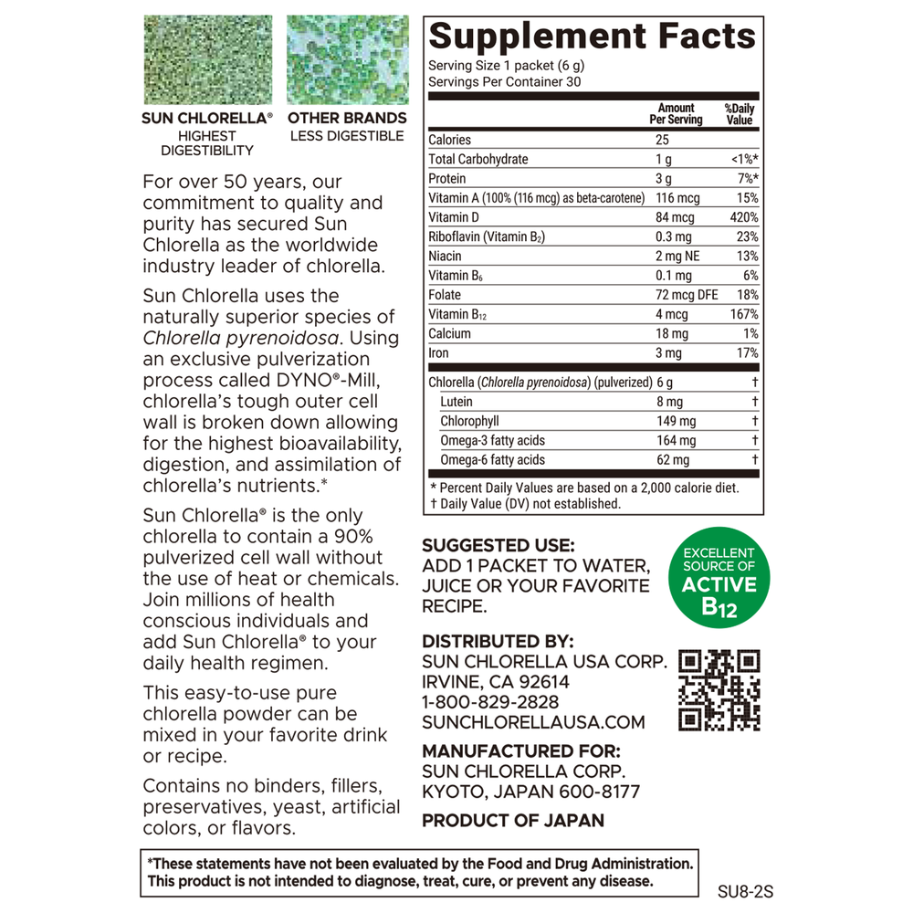 Sun Chlorella Powder