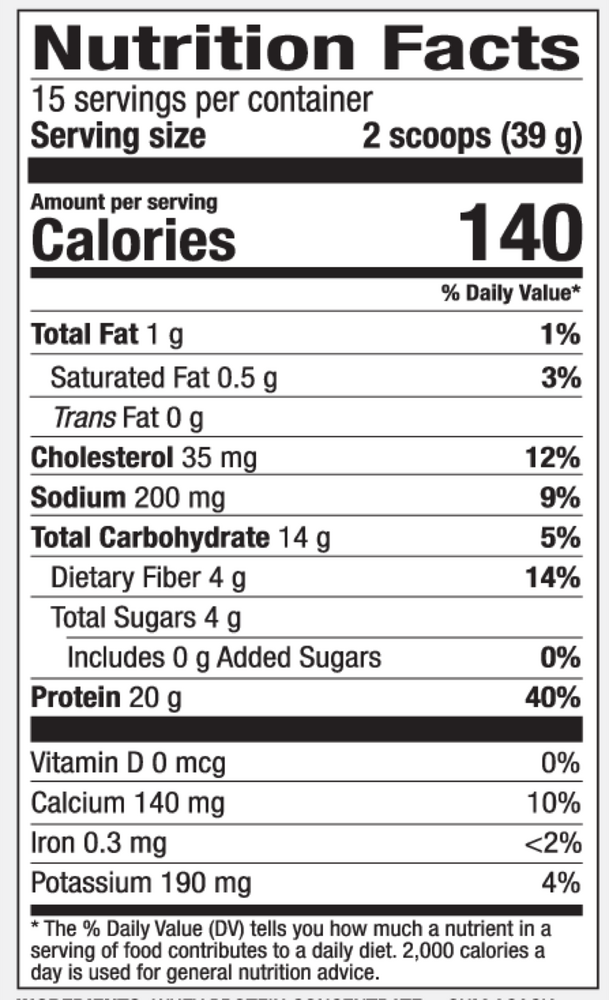 Organic Whey Protein - Vanilla