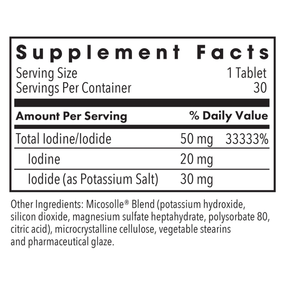 Optimox® Iodoral 50 mg High Potency Iodine
