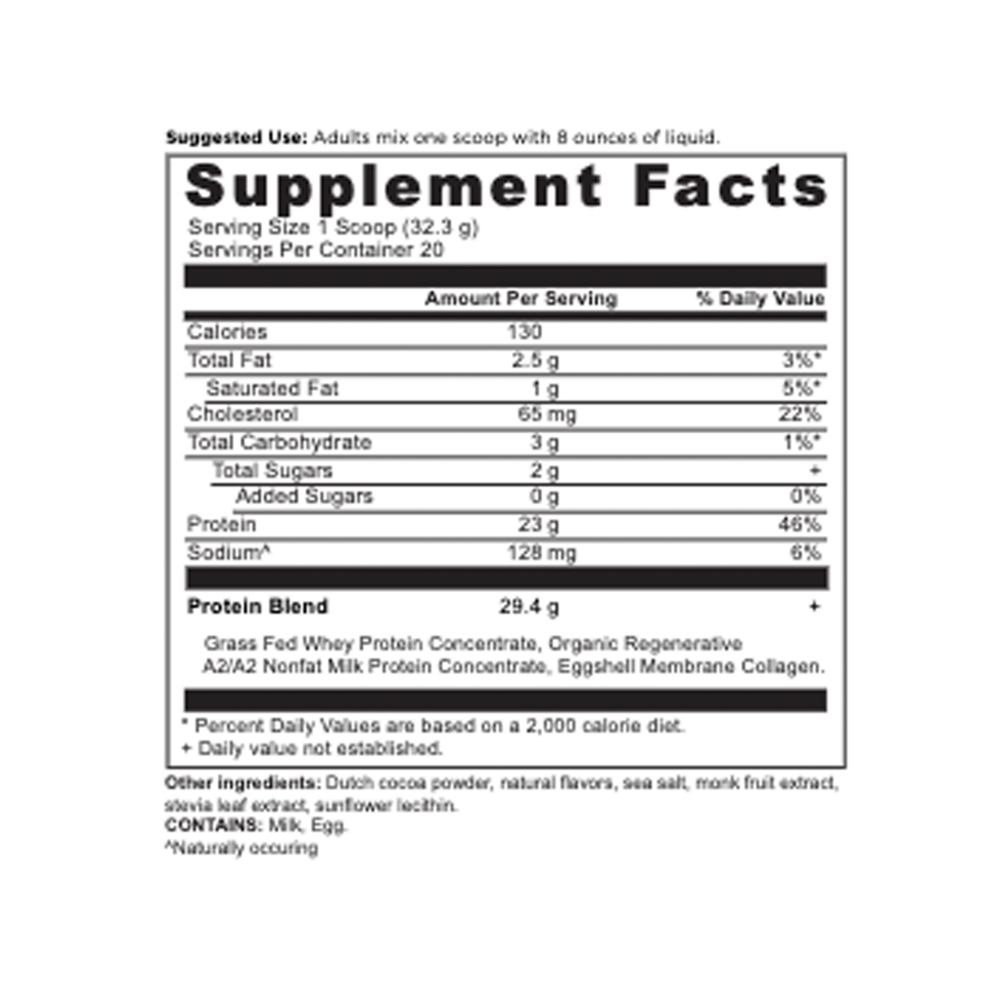 Whey Protein Powder - Milk Chocolate